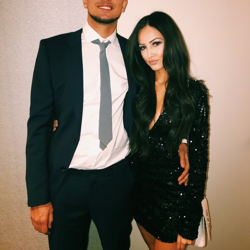 Boohoo Black Sequin Mini Dress
